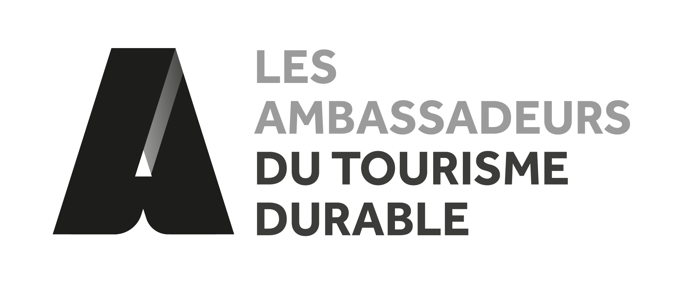 Logo en noir et blanc des ambassadeurs du tourisme durable